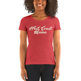 Ladies "West Coast Mama" Tee (Vintage Black or Red)